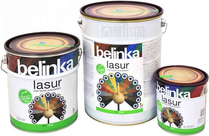 BELINKA Lasur - balení 0.75 l, 2.5 l a 5 l